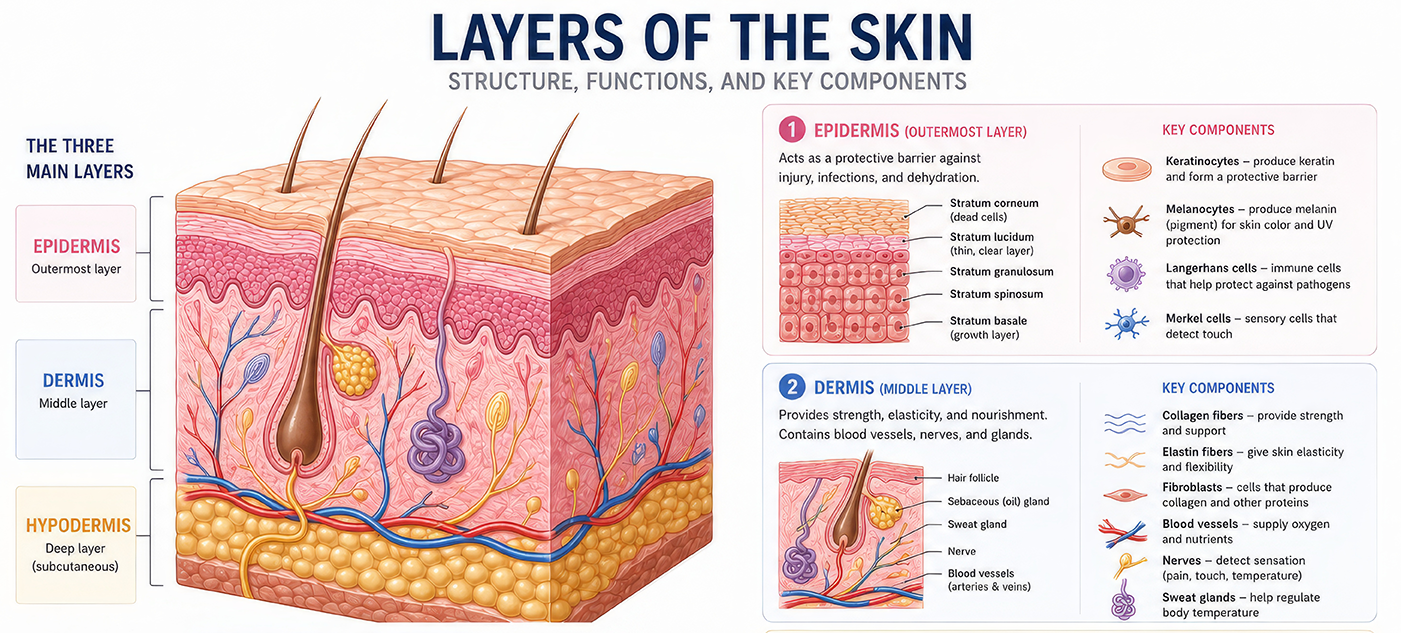 layers of the skin